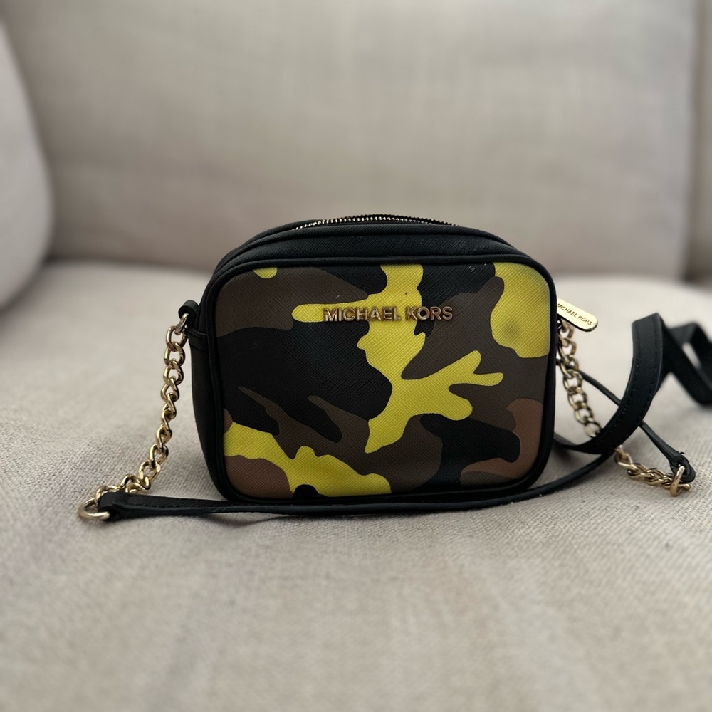 Rare MK Camo Crossbody